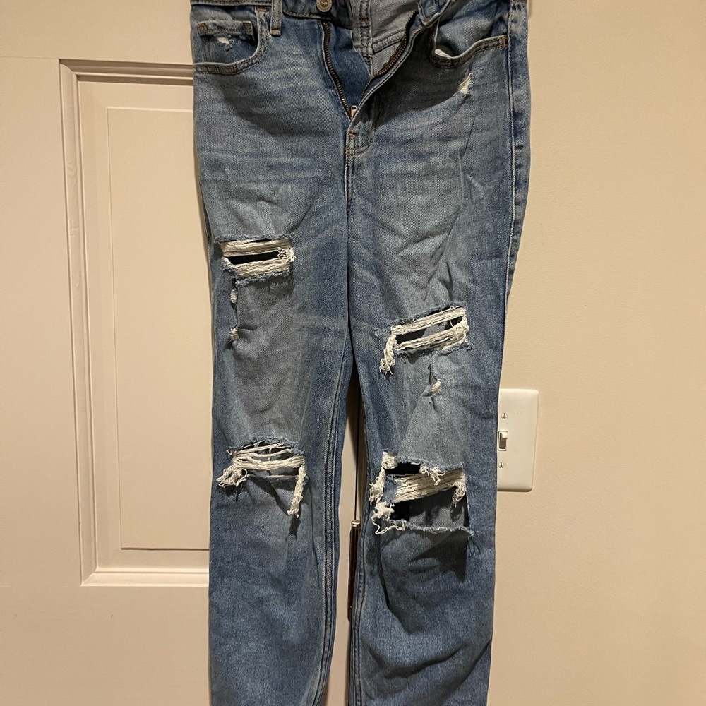 hollister 00s mom jeans